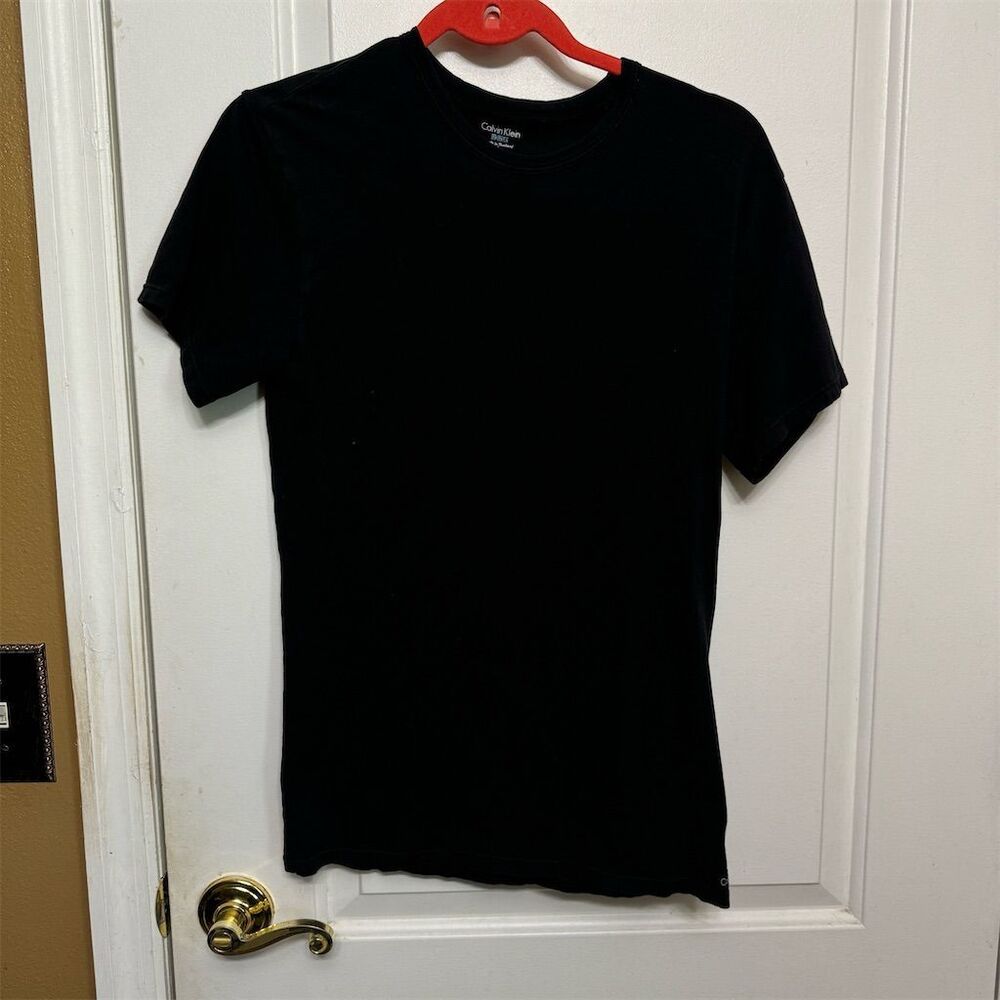 Calvin Klein Men's Black Short Sleeve Crew Neck T-Shirt Size S